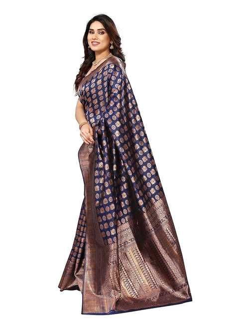 Vasthrlay Kanjivaram Banarasi Paithani Unstitched Ethnic Wear