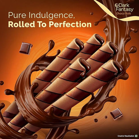 Sunfeast Dark Fantasy Rich Creme Filled Choco Wafer Roll