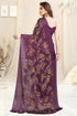 Vasthrlay Fashion Chiffon Turquoise Ethnic Wear