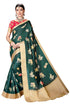 Vasthrlay Banarasi Blouse Printed Dark Ethnic Wear