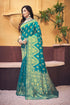 Vasthrlay Banarasi Rama Ethnic Wear