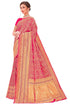 Vasthrlay Banarasi Pink Ethnic Wear