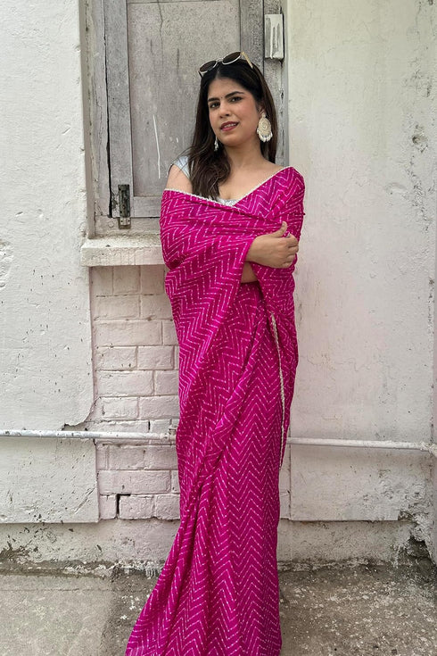 Vasthrlay Fashion Chiffon Printed Ethnic Wear