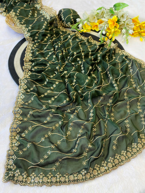 Vasthrlay Embroidery Saree