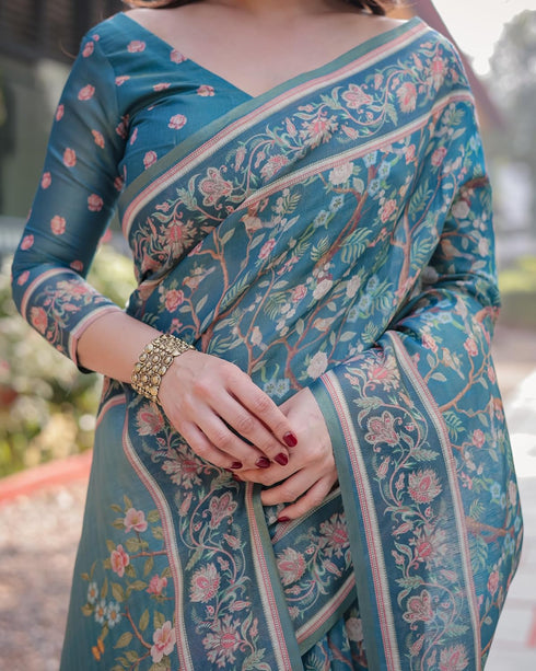 Vasthrlay Handloom Printed Saree
