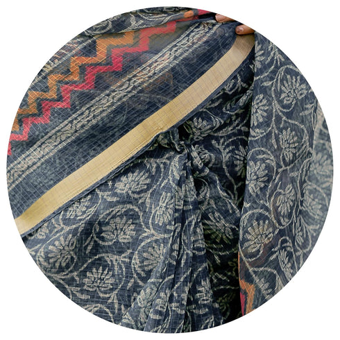 Vasthrlay Fashion Polyester Printed Dusty Ethnic Wear