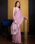 Vasthrlay Women's Cotton Unstitched Blouse Saree