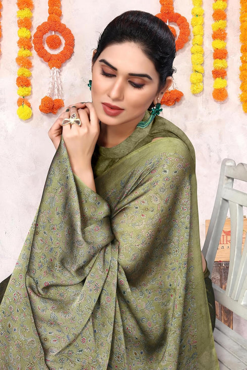 Vasthrlay Fashion Chiffon Printed Ethnic Wear