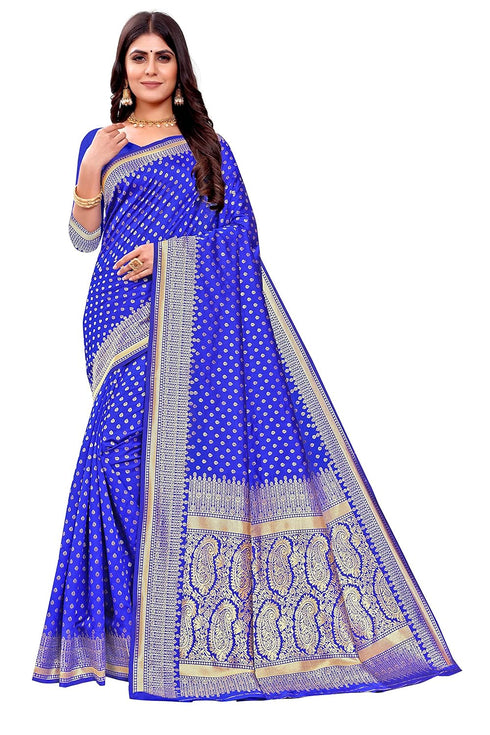 Vasthrlay Women's Royal Kanchipuram Saree