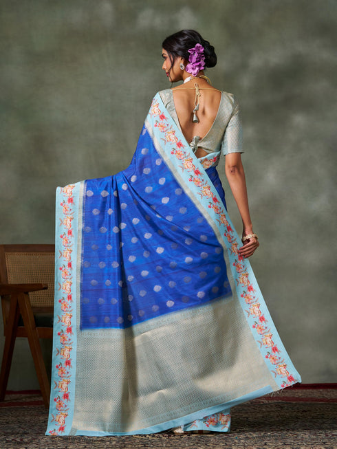 Vasthrlay Banarasi Printed Saree