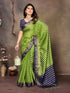 Vasthrlay Gold Banarasi Unstitched Saree