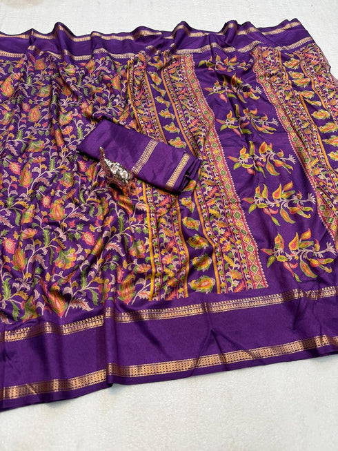 Vasthrlay Kashmiri Weaving Mehendi1