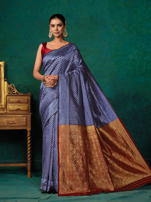 Vasthrlay Banarasi Woven Saree