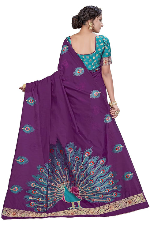 Vasthrlay Banarasi Blouse Maroon Ethnic Wear