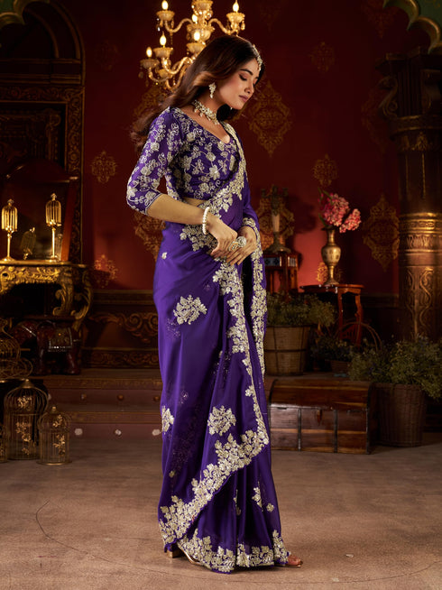 Vasthrlay Embroidery Saree