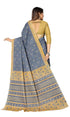 Vasthrlay Cotton Blue Saree