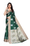 Vasthrlay Printed Kesar Blue Free Ethnic Wear