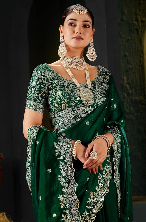 Vasthrlay Embroidered Traditional Embellished Applique Bollywood