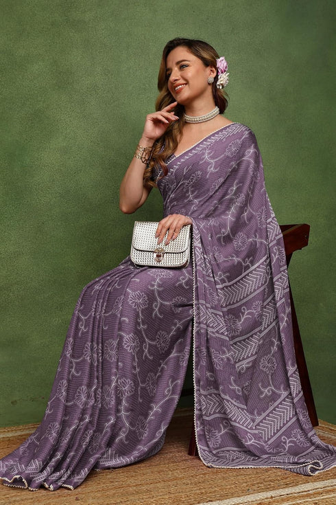 Vasthrlay Fashion Chiffon Printed Ethnic Wear