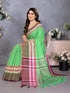 VasthrlayUnstitched Double Line Orange Free Ethnic Wear