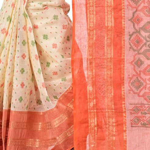 Vasthrlay Bengal Cotton `s Jamdani Handloom