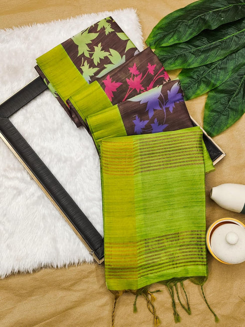 Vasthrlay Saree Extraordinary Kalamkari Floral Print