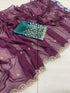 Vasthrlay Pink Georgette Embroidery Saree
