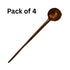Copper Achmani Spoon for Pooja Set of 4