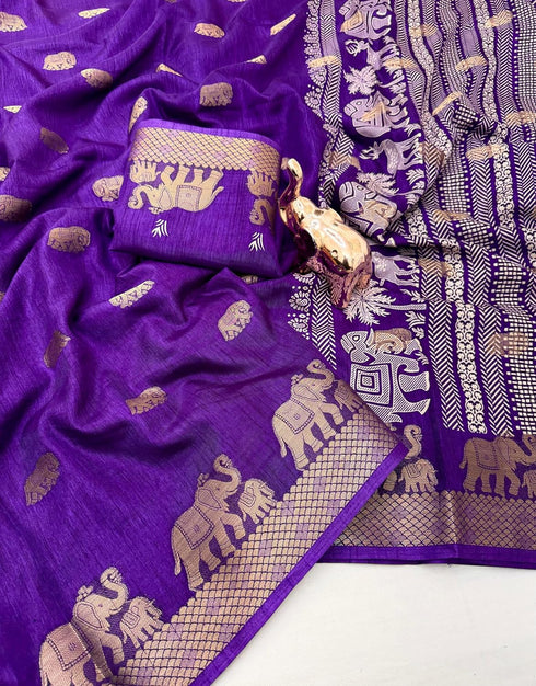 Vasthrlay Kalamkari Tussar Saree