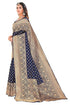 Vasthrlay Banarasi Navy Ethnic Wear