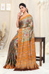 Vasthrlay Fashion Chiffon Georgette Beige Ethnic Wear