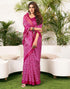 Vasthrlay Womens Printed Unstitched Green Saree