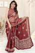 Vasthrlay Fashion Chiffon Printed Parrot Ethnic Wear
