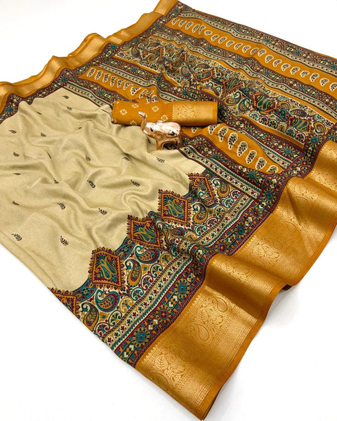 Vasthrlay Kashmiri Weaving Contrast