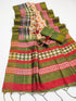 Vasthrlay Tussar Printed Conrast