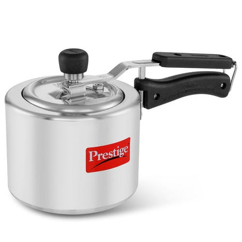 Prestige Nakshatra Svachh Aluminium Spillage Control Pressure Cooker Silver 1.5 L