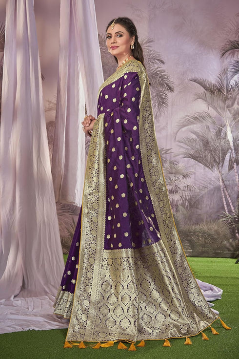 Vasthrlay Banarasi Embroidery Blouse Piece Mn1899