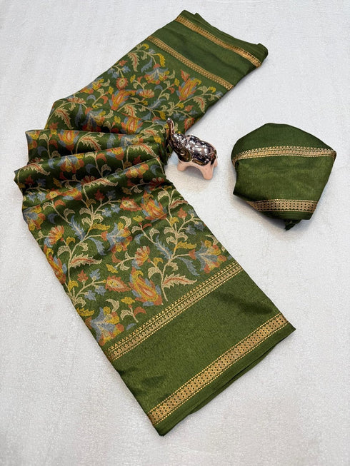 Vasthrlay Kashmiri Weaving Mehendi1