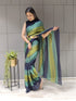 Vasthrlay Pink Georgette Unstitched Saree