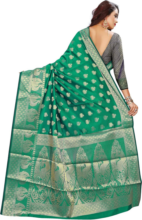 Vasthrlay Jacquard Unstiched Ethnic Wear