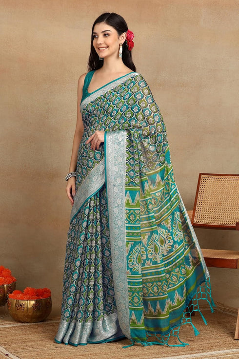Vasthrlay Fashion Georgette Bandhani Printed Ethnic Wear