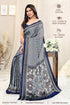 Vasthrlay Fashion Chiffon Turquoise Ethnic Wear