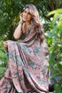 Vasthrlay Fashion Chiffon Printed Dusty Ethnic Wear