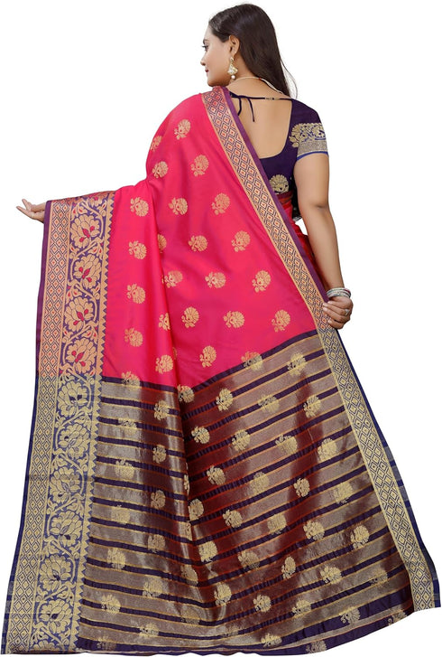 Vasthrlay Banarasi Multicolor Ethnic Wear