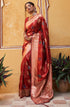 Vasthrlay Banarasi Floral Unstitched Saree