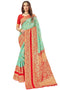 Vasthrlay Banarasi Gs Vivah Green Ethnic Wear