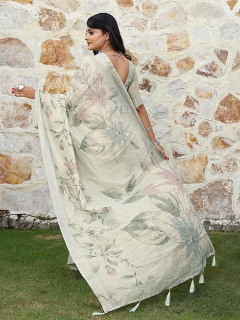 Vasthrlay Handloom Unstitched Saree