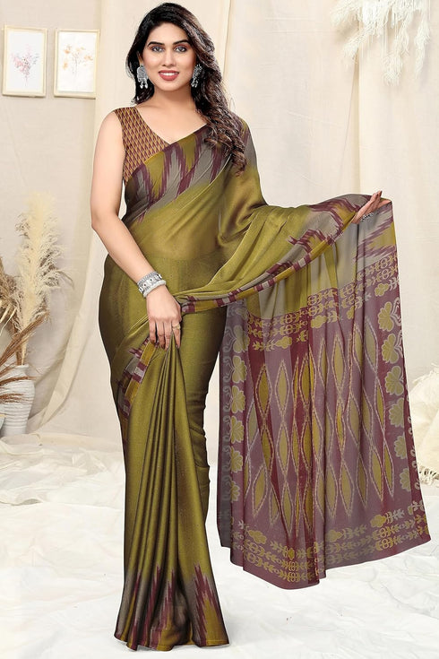 Vasthrlay Fashion Chiffon Printed Ethnic Wear