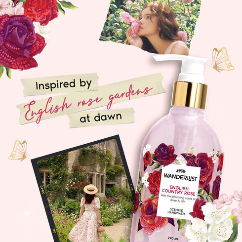 Wanderlust English Country Rose Handwash