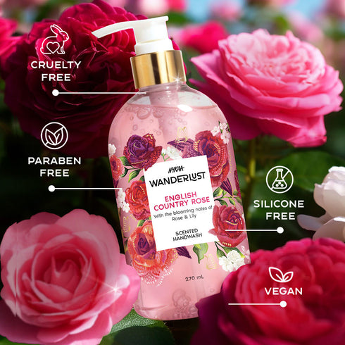 Wanderlust English Country Rose Handwash